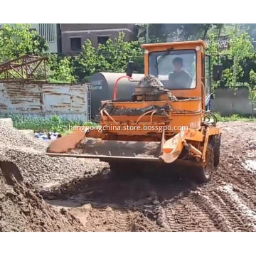 Off-road Wheeled Self-loading Fresh Concrete Mixer